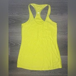 Lululemon Neon Yellow Tank top